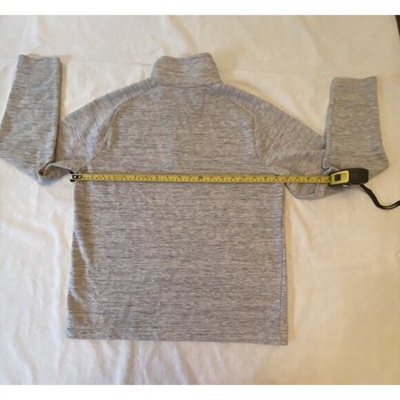 Banana Republic Pullover Men’s Small Gray Moisture Wicking 1/4 Zip Long Sleeve - Picture 12 of 16